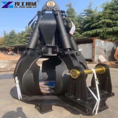 Excavator Orange Peel Grapple with Parabolic Function