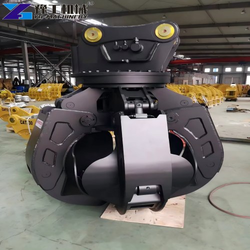 Excavator Orange Peel Grapple with Rotation Function