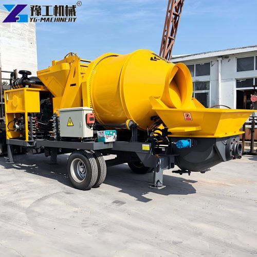 Concrete Mixer And Pump