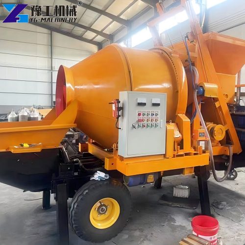 Concrete Mixer With Pump Machine For Sale