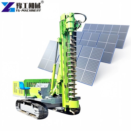 Solar Pile Driver Machine