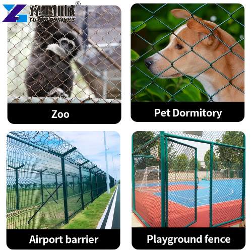 Application Areas Of Chain Link Fence Machines