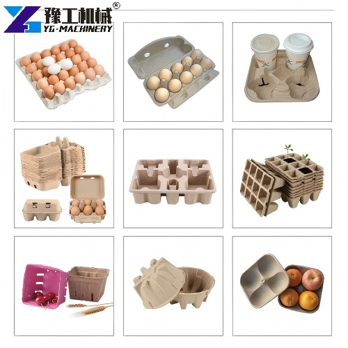 Display Of Finished Egg Trays