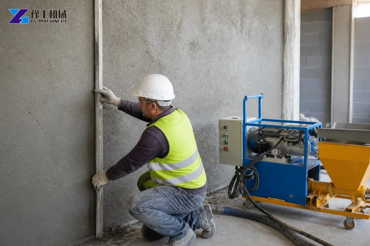 Stucco Machine Surface Check