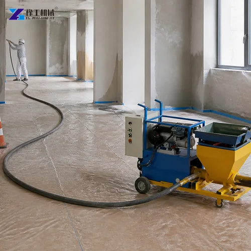 Cement Spraying Machine Hose Routing