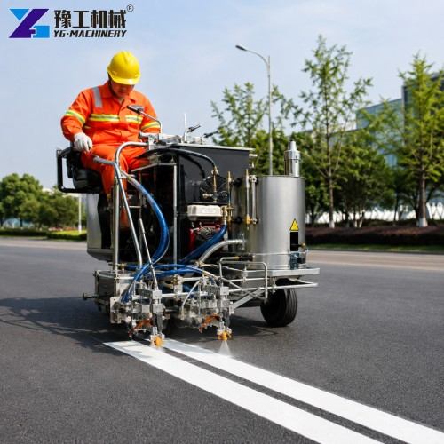 Double Gun Road Marker Machine