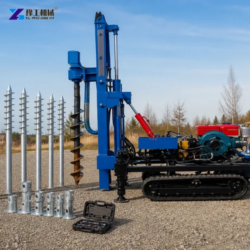 Ground Screw Machine Equipment