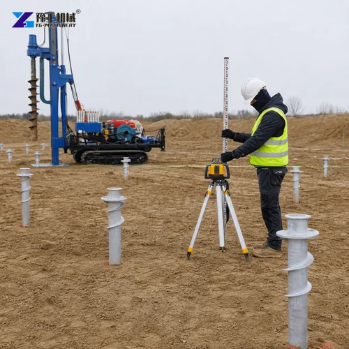 Helical Pile Machine Quality Check