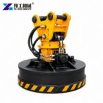 Hydraulic Magnet For Excavator Product Displayed On A Clean White Background