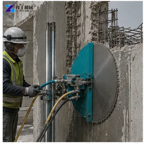 Hydraulic Wall Saw Cutting