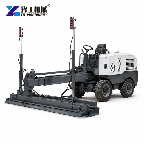 Concrete Laser Leveling Machine On White Background