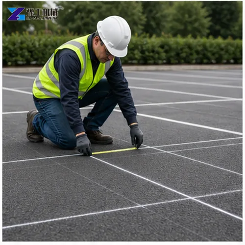 Parking Lot Striping Machine Layout