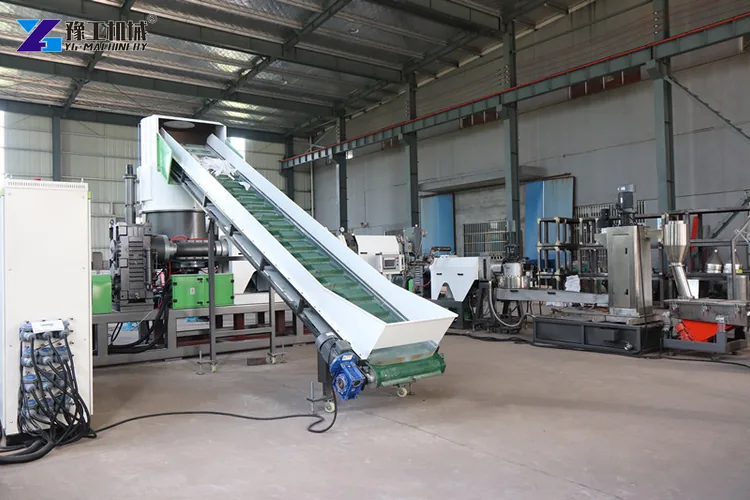 Plastic Recycling Equipment Pellet Cooling