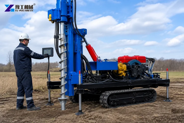 Screw Pile Equipment Torque Monitoring
