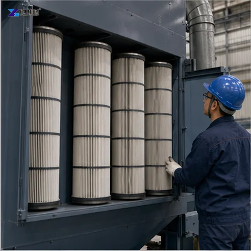 Steel Shot Blaster Dust Collector Inspection