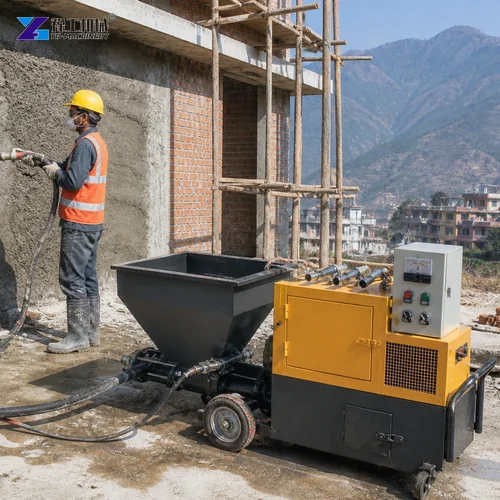 Stucco Machine Nepal Project