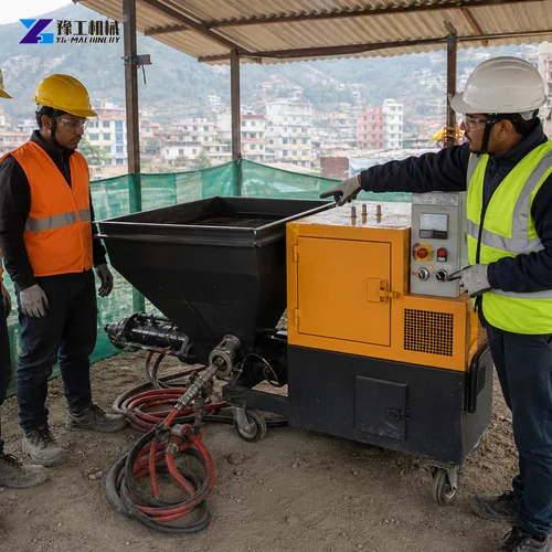 Stucco Machine Operator Guidance Nepal