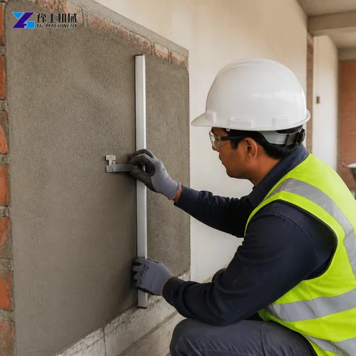 Stucco Machine Thickness Inspection