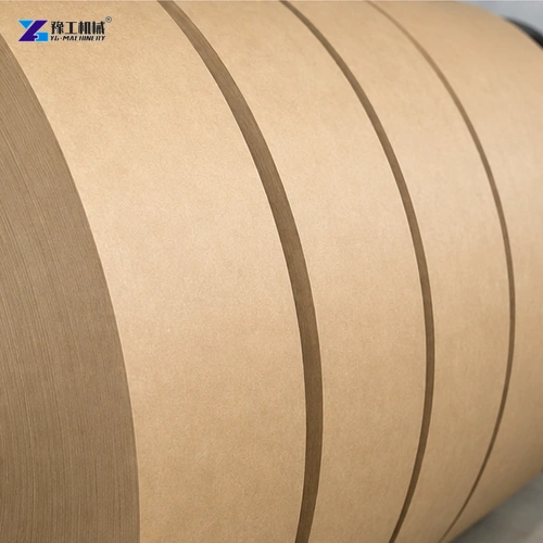 Clean and ragged kraft paper slit edges under inspection
