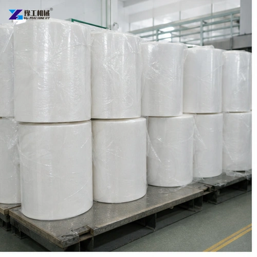 Quality team reviewing nonwoven rolls and blank production records