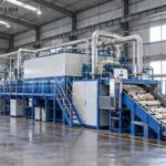 Pulp Egg Tray Machine Feedstock And Pulping Guide Complete pulp egg tray production line with conveyor and forming equipment