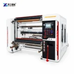 Film Slitting Machine for Flexible Packaging Rolls YG film slitting machine on a clean white background