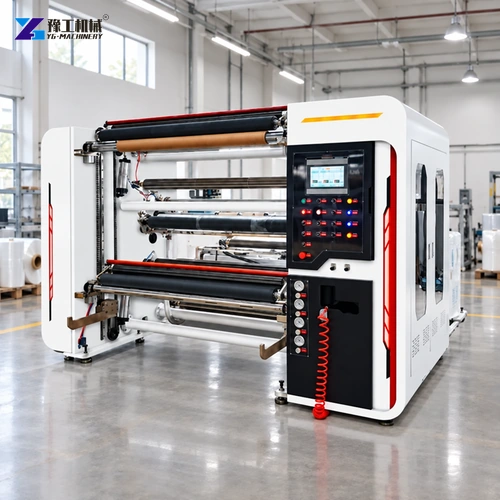 YG film slitting machine on a clean white background