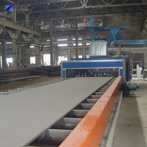 shot blasting machine conveyor entrance