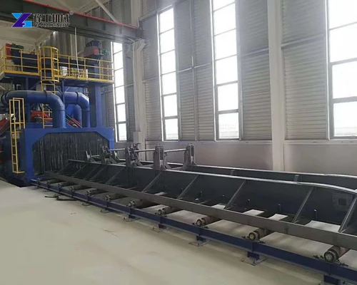 complete roller shot blasting machine