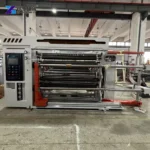 Slitting Machine Setup for Stable Paper Roll Production Industrial paper slitting machine ready for setup in the factory
