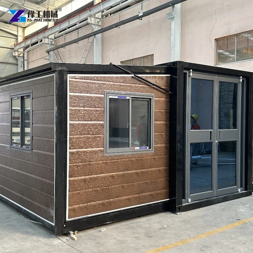Workshop View Of An Expandable House With Roof Edge And Window Openings