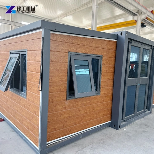 Wood Look Wall Panels Around An Expandable House Window