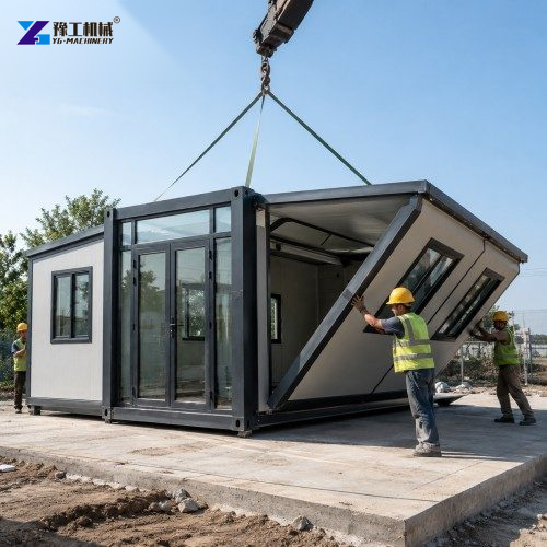 Expandable Modular House Fast On-Site Deployment