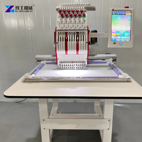 Embroidery machine frame and controller