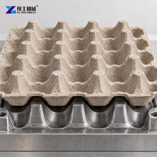 Wet egg tray on transfer tooling
