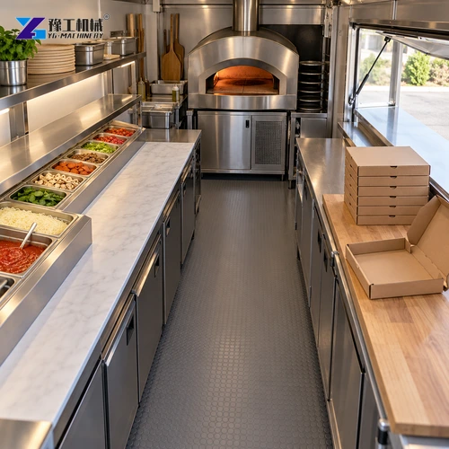 Pizza kitchen preparation and dispatch
