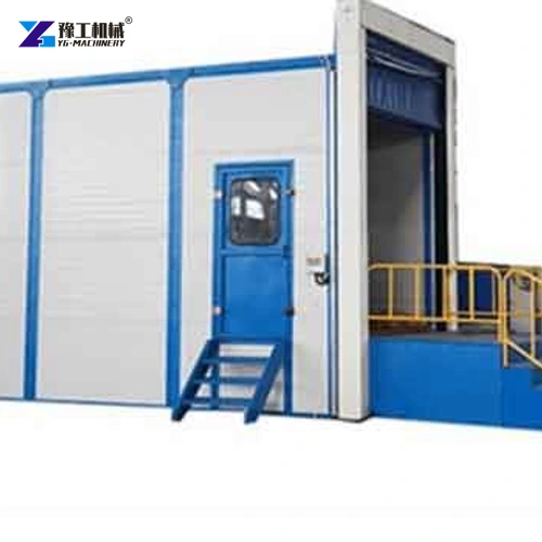 Sandblasting room entry platform