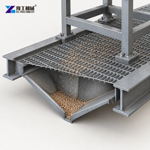 Blast room abrasive collection floor