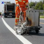 Thermoplastic Line Marking Machine Thermoplastic road marker machine for highway line work